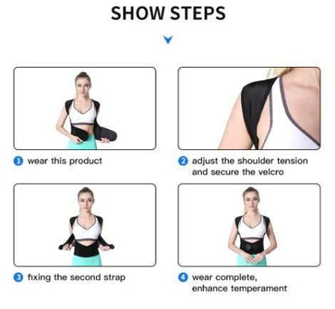 🔥Adjustable Back Posture Corrector/ Slouching Relieve Pain Belt Women Men