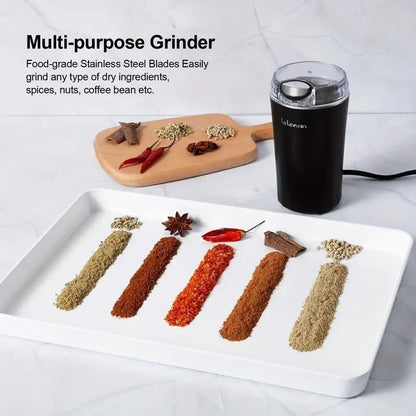 Electric Coffee Grinder – Fresh Coffee in Seconds, Random Color Surprise!"