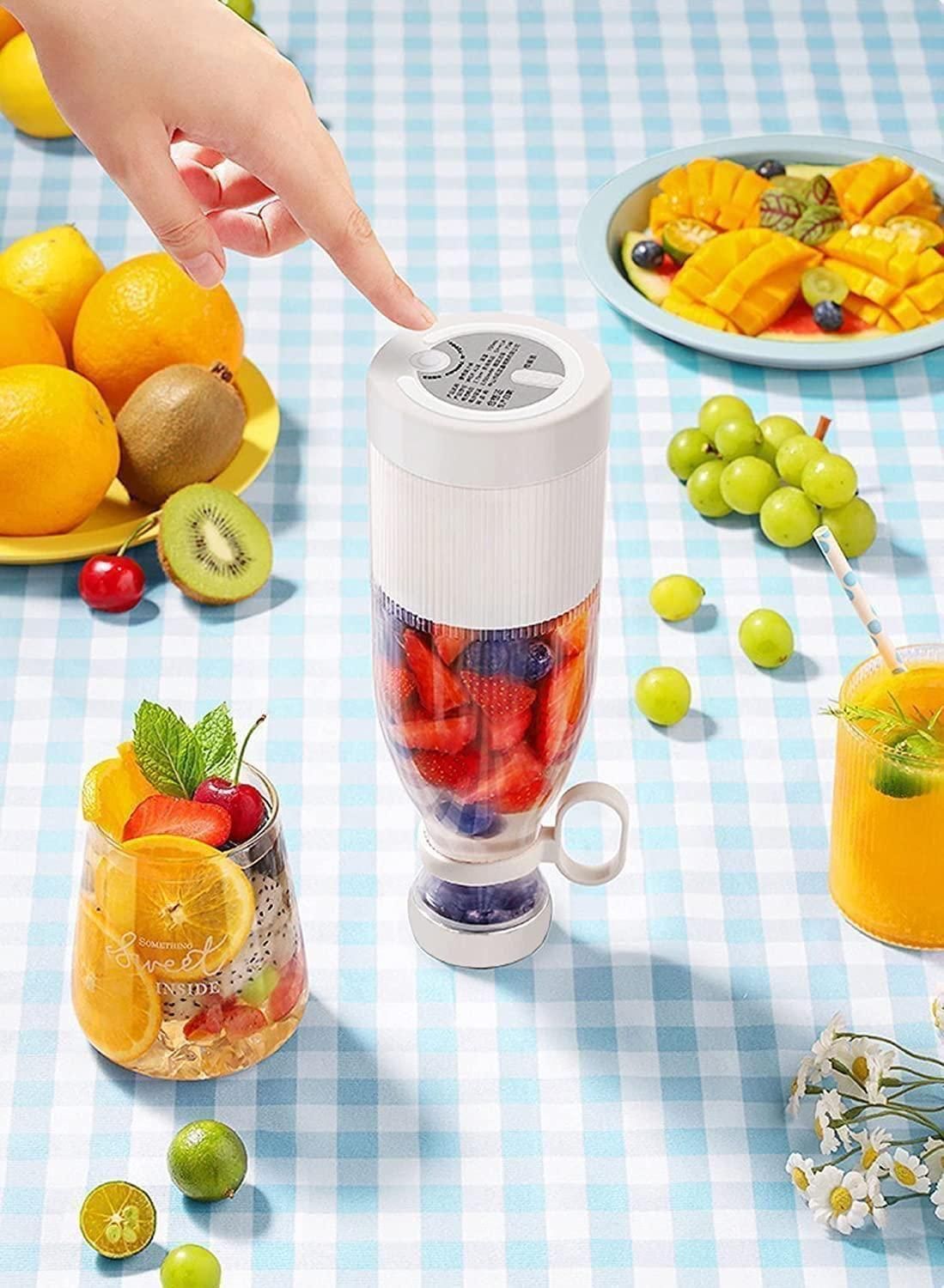🍊 Electric Portable Mini Juicer Bottle 🥤 – Fresh Juice Anytime, Anywhere!
