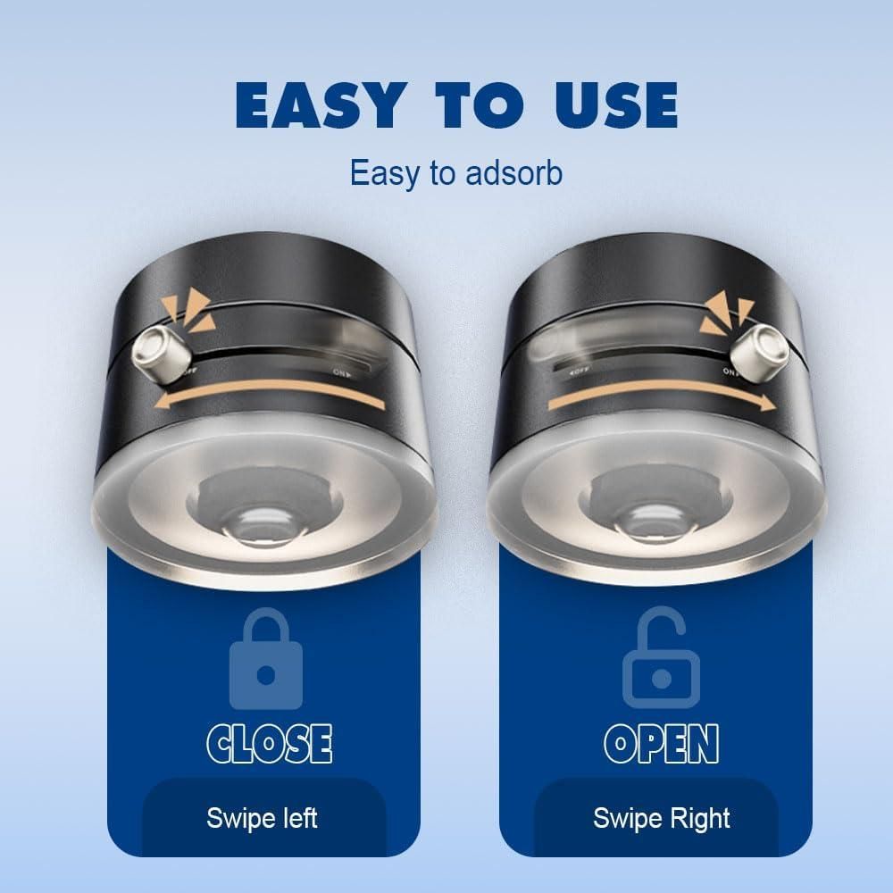 360° Magnetic Car Phone Holder – Strong Grip & One-Hand Operation
