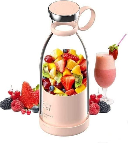 🍊 Electric Portable Mini Juicer Bottle 🥤 – Fresh Juice Anytime, Anywhere!