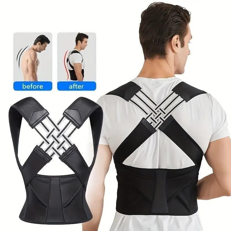 🔥Adjustable Back Posture Corrector/ Slouching Relieve Pain Belt Women Men