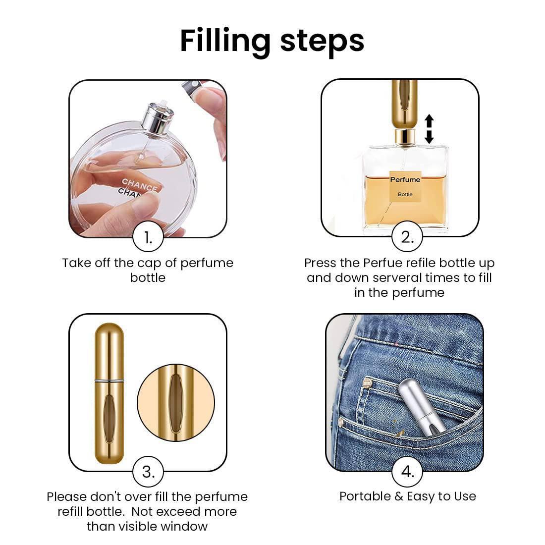 Portable Mini Refillable Perfume (Pack of 2)