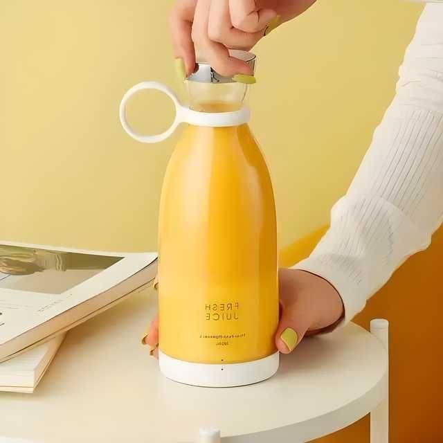 🍊 Electric Portable Mini Juicer Bottle 🥤 – Fresh Juice Anytime, Anywhere!