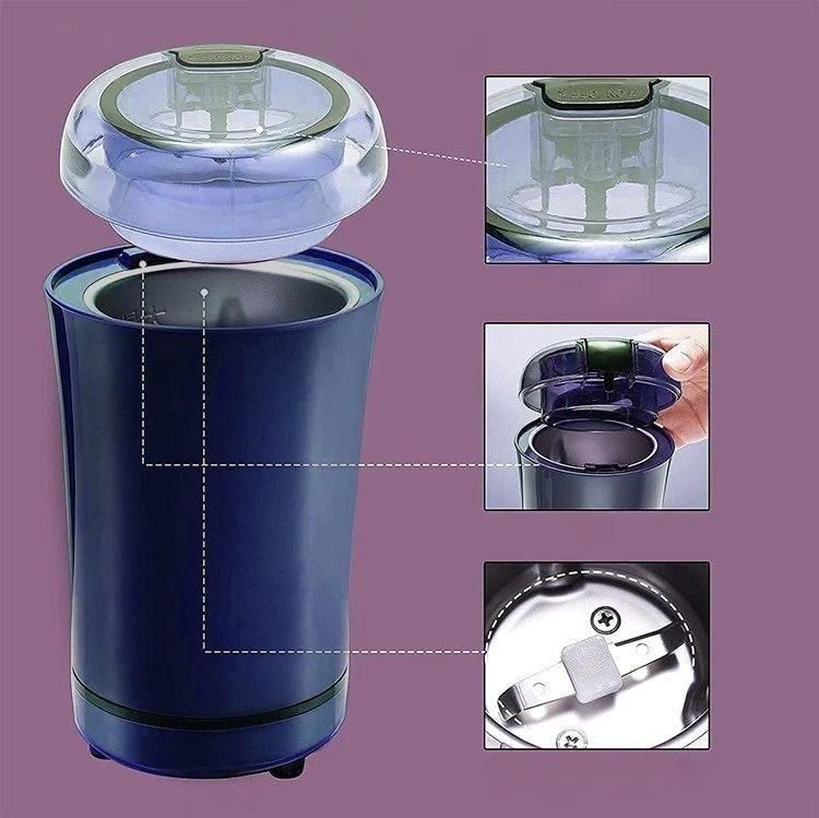 Electric Coffee Grinder – Fresh Coffee in Seconds, Random Color Surprise!"