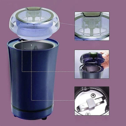 Electric Coffee Grinder – Fresh Coffee in Seconds, Random Color Surprise!"